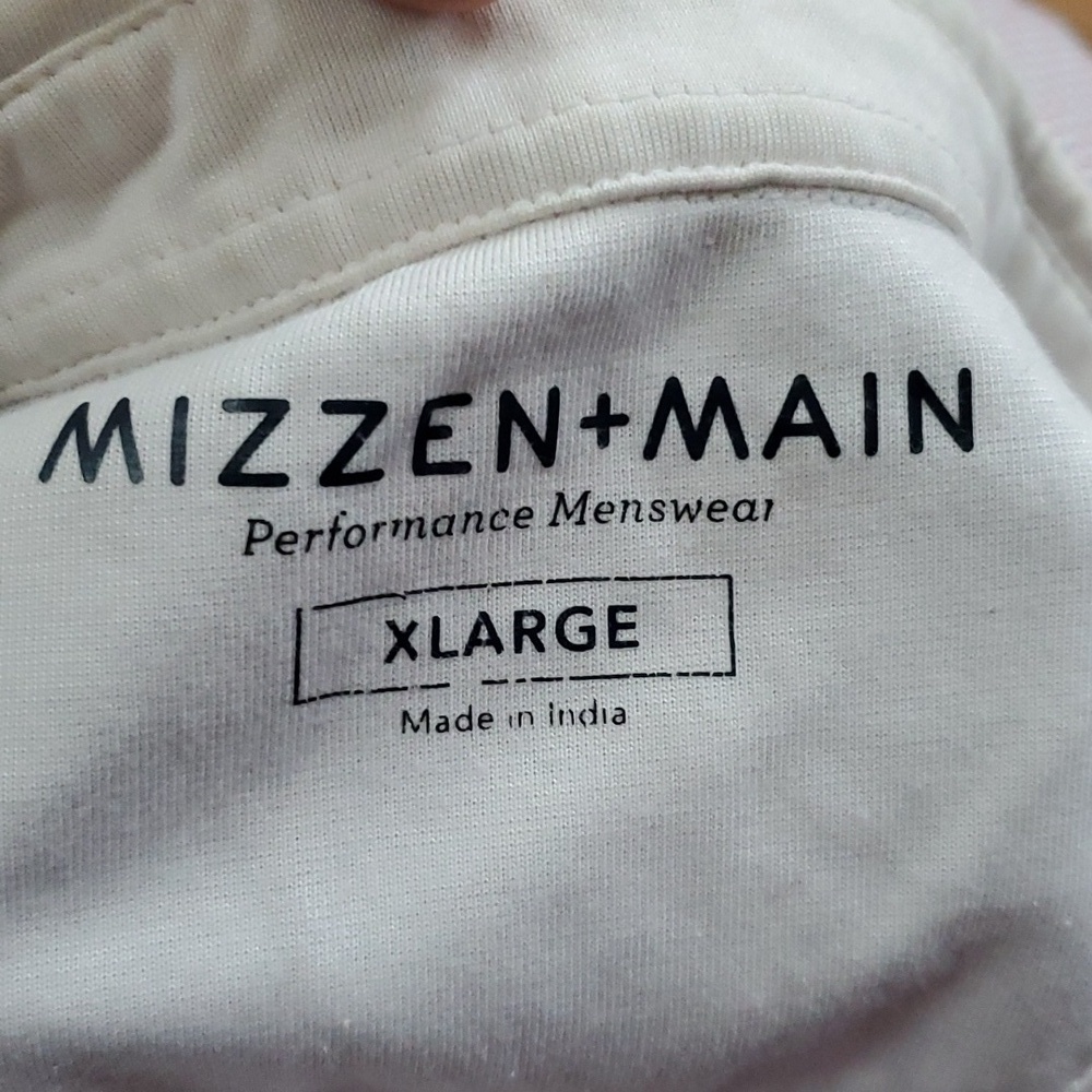 Mizzen+Main geometric diamond square golf polo - Picture 6 of 8